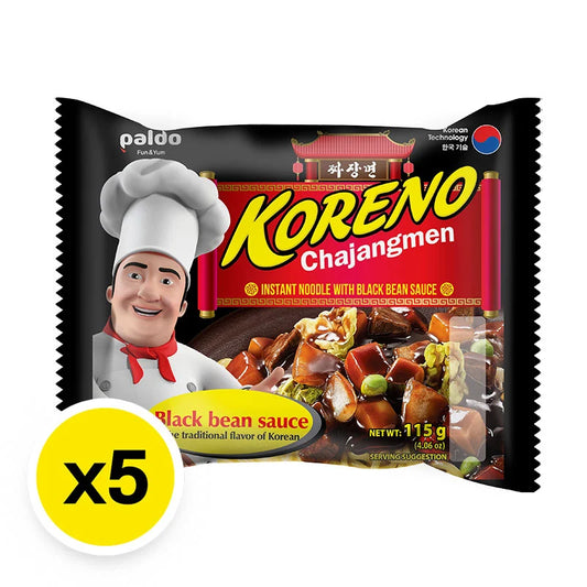 Paldo Koreno Chajangmen Instant Noodle 115g x5