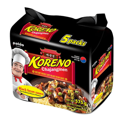 Paldo Koreno Chajangmen Instant Noodle 115g x5