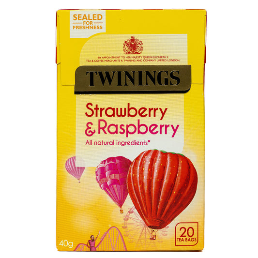 Twinings Strawberry & Raspberry Tea Bags X 20