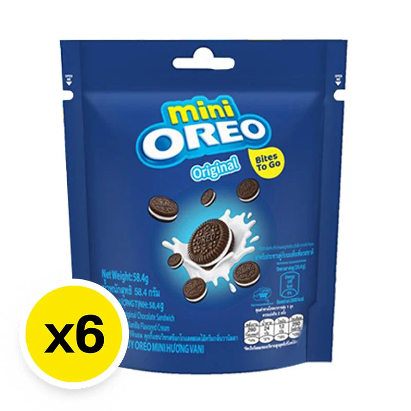 Oreo Mini Cookies Vanilla Cream 61.3g x6