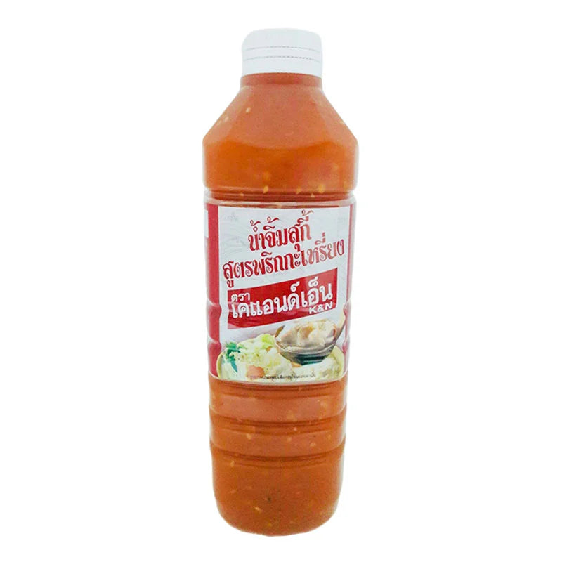 K&N Sukiyaki Sauce Karen Chilli in 600g bottle, showing the spicy sauce with a rich, red color and Asian-inspired packaging.