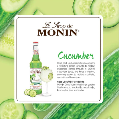 Monin Cucumber Syrup 700ml