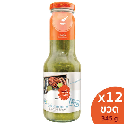 J-lek Jae Lek Seafood Sauce Glass Bottle Bottles 345g
