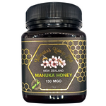 Jar of Wannisa Manuka Honey from New Zealand, rich and golden, in a grocery product image showcasing the honey's smooth texture