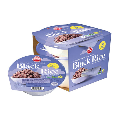 Otoki Cooked Black Rice Pack 3 210g