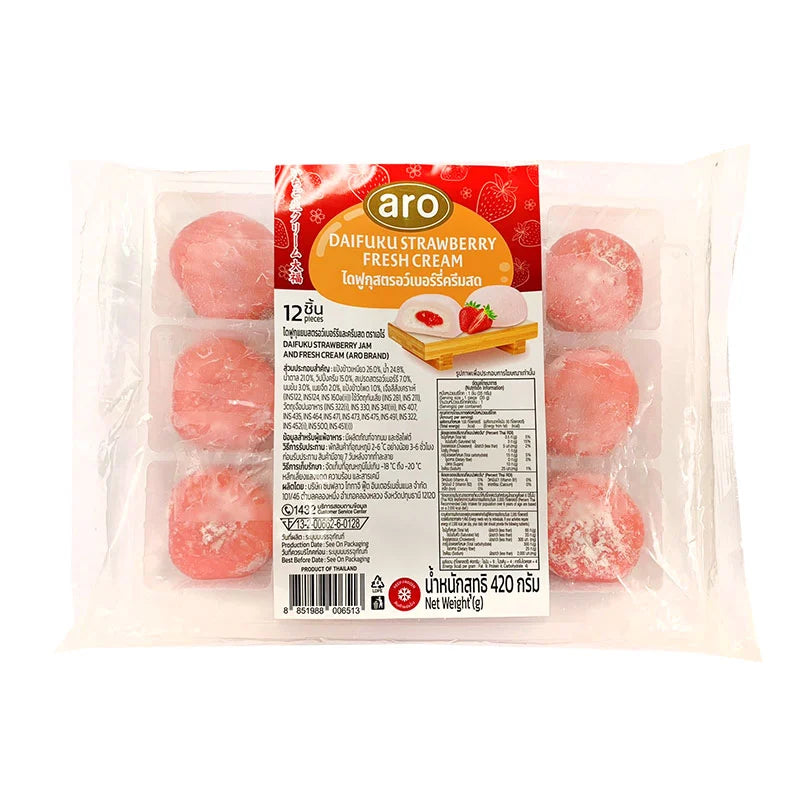 ARO Daifuku Strawberry Cream 420g