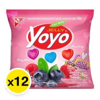 YO Love Berry Gelatin Jelly Heat Shape 18g x12