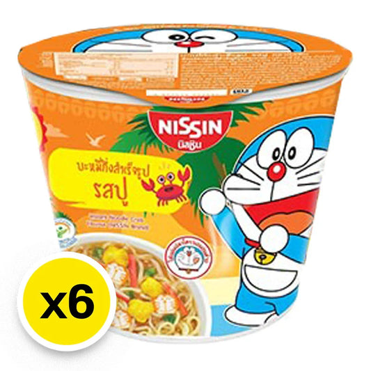 Nissin Doraemon Crab 40g x6