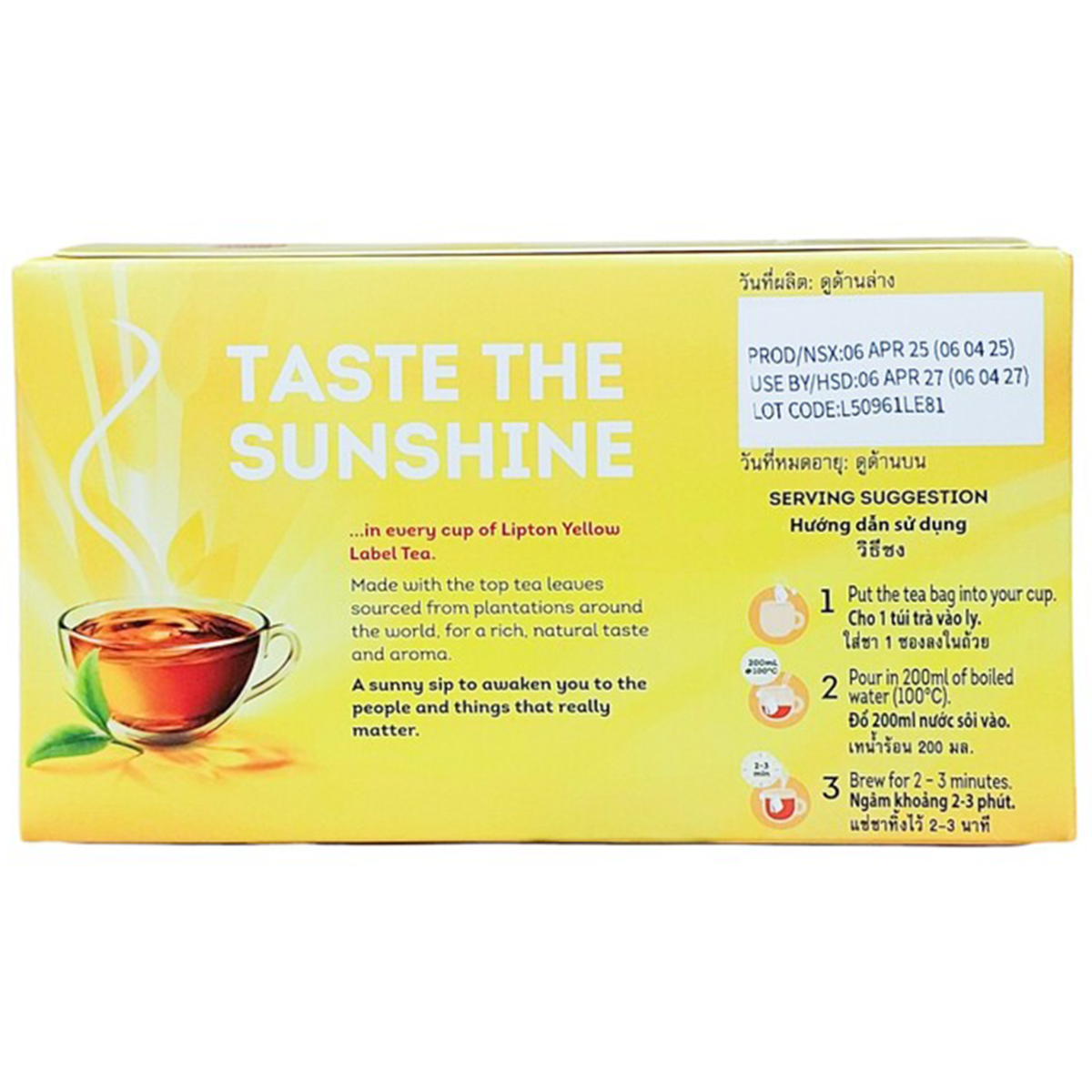 Lipton Yellow Label Tea Bags