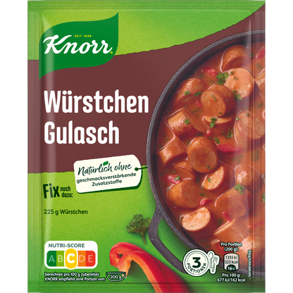 Knorr Fix Wurstchen Gulasch Sauce