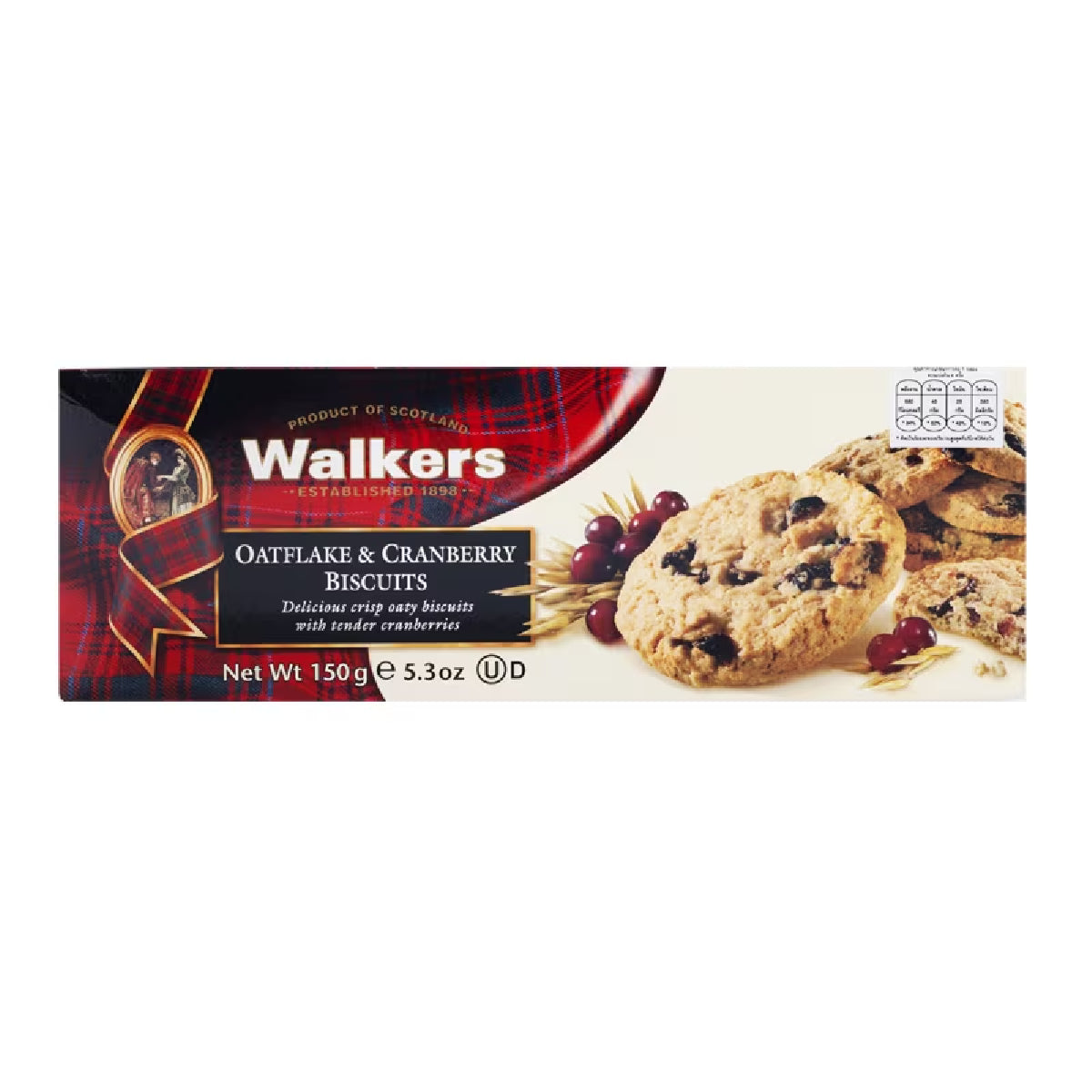 Walkers Oatflake & Cranberry Biscuits