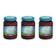Pack of three DEVELEY red pickled cabbage jars, 680g each, with vibrant red cabbage slices in glass jars.