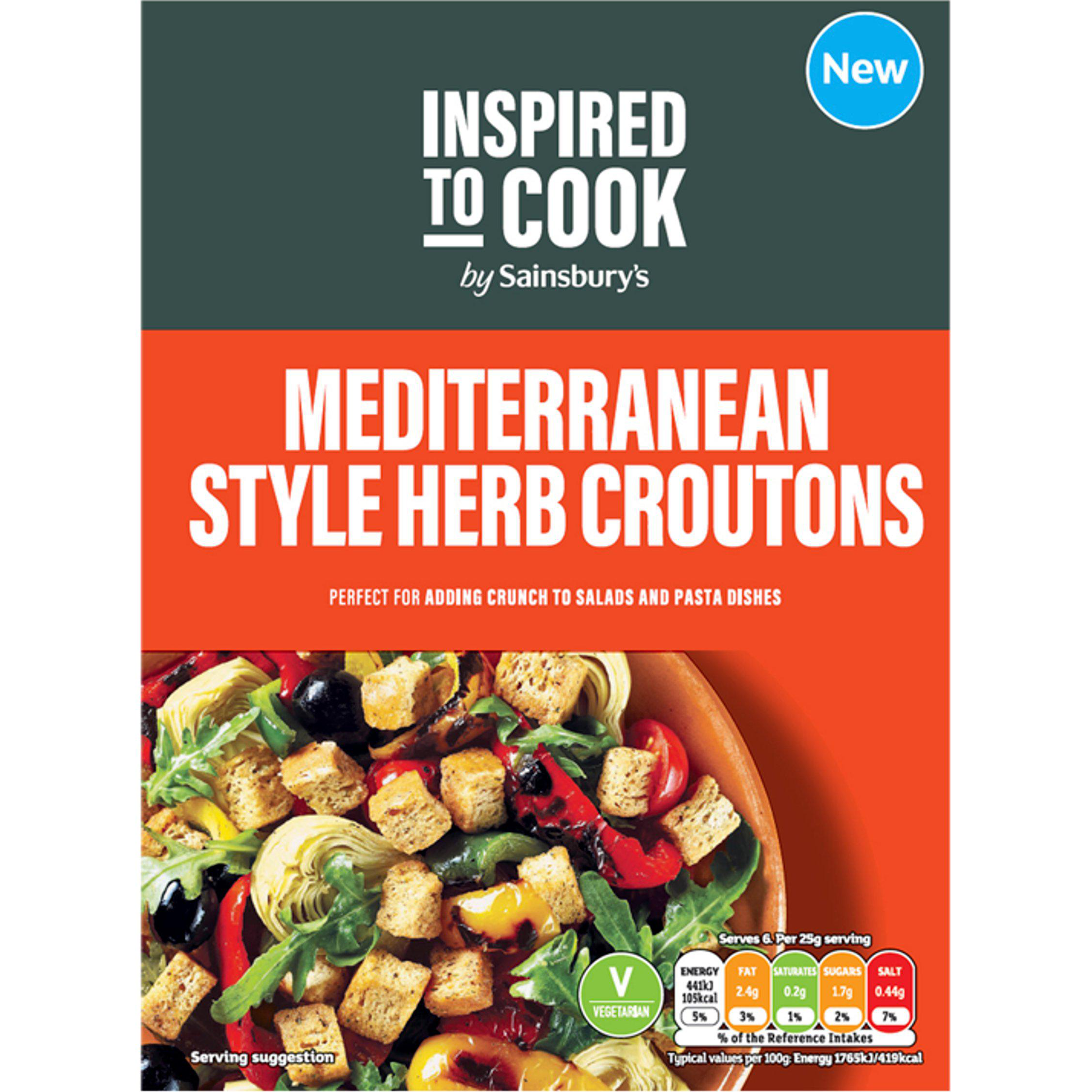 Sainsbury's Mediterranean Style Herb Croutons