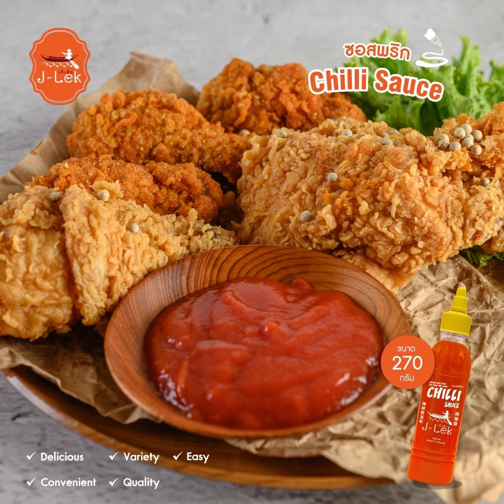 J-lek Jae Lek Chili Sauce Bottles 235g