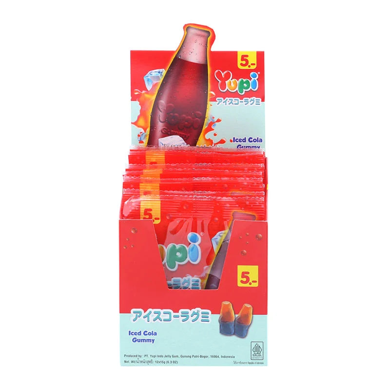 Yupi Gummy Ice Cola 15g x12