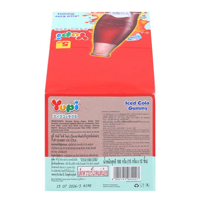 Yupi Gummy Ice Cola 15g x12