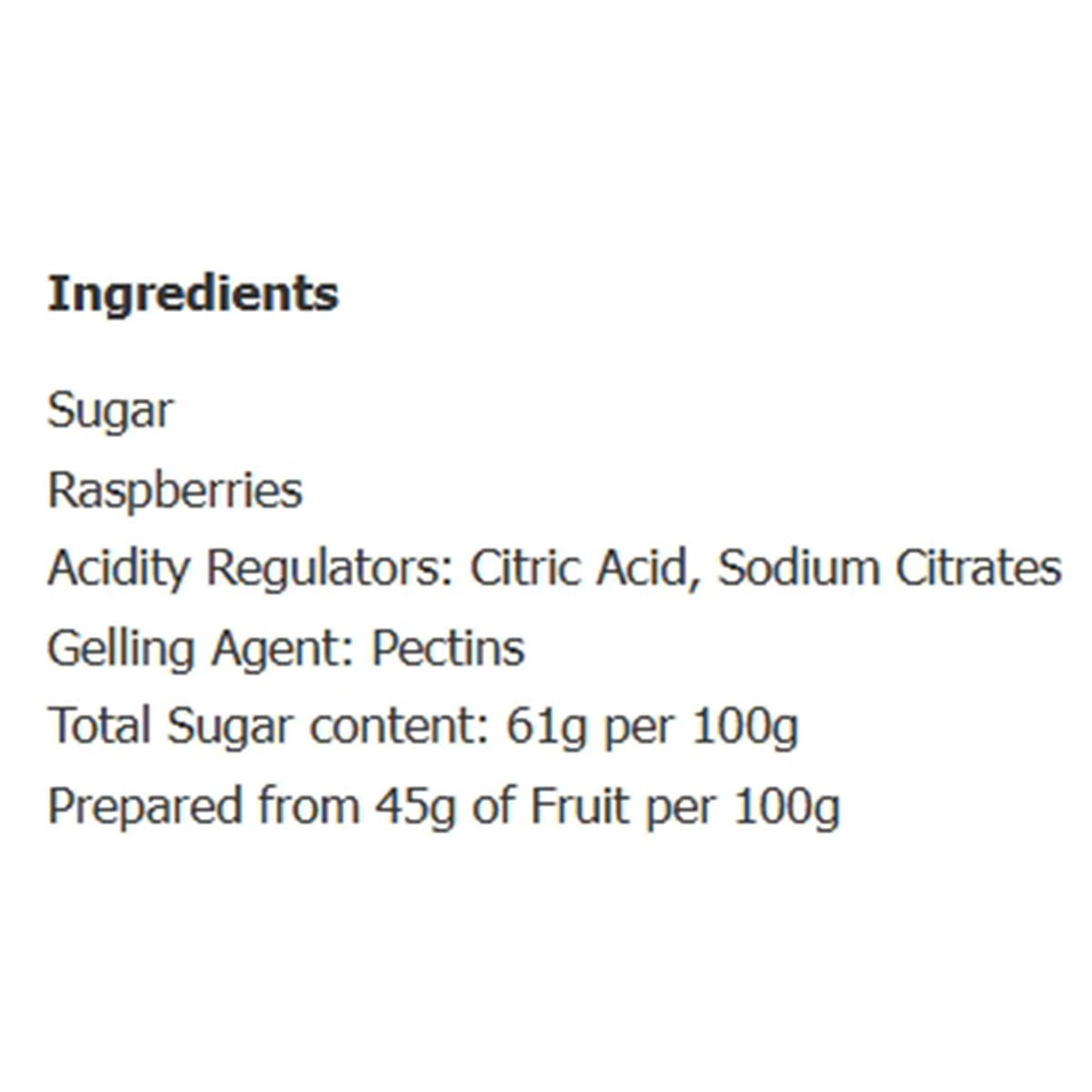 Sainsbury's Seedless Raspberry Jam