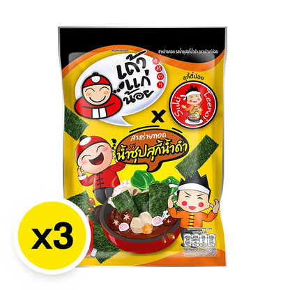 Taokaenoi Fried Seaweed Sukiyaki Soup 20g x3