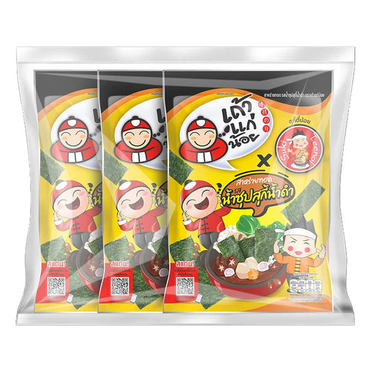TAOKAENOI Fried Seaweed Sukiyaki Soup 20g x3