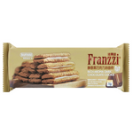 Franzzi Dark Chocolate Cookies, confectionery snacks with rich dark chocolate coating and crispy cookie interior.