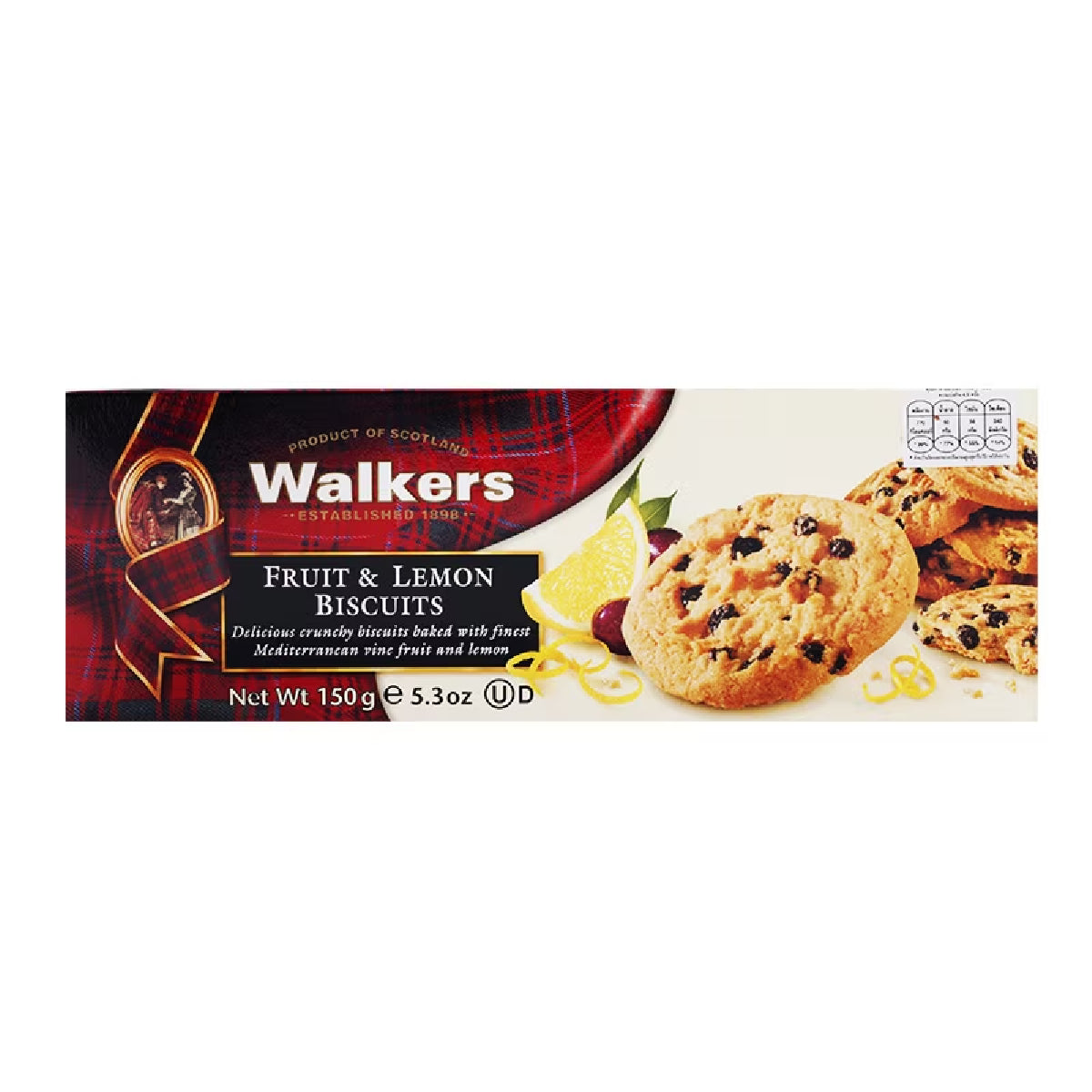 Walkers Fruit & Lemon Biscuit