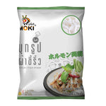 Dry grocery Moki Konjac Tripe Shape 1kg, natural konjac root product with tripe-shaped pieces, suitable for cooking and healthy diets.