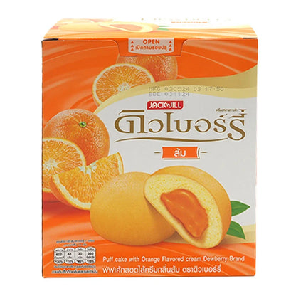 Dewberry Puff Cake With Orange Flavored Cream 15g
