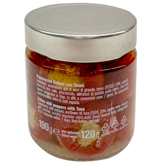 D'Amico Chilli Peppers Stuffed with Tuna