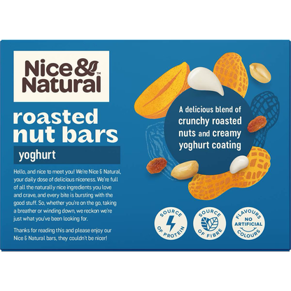 Nice & Natural Roasted Nut Bars Yoghurt