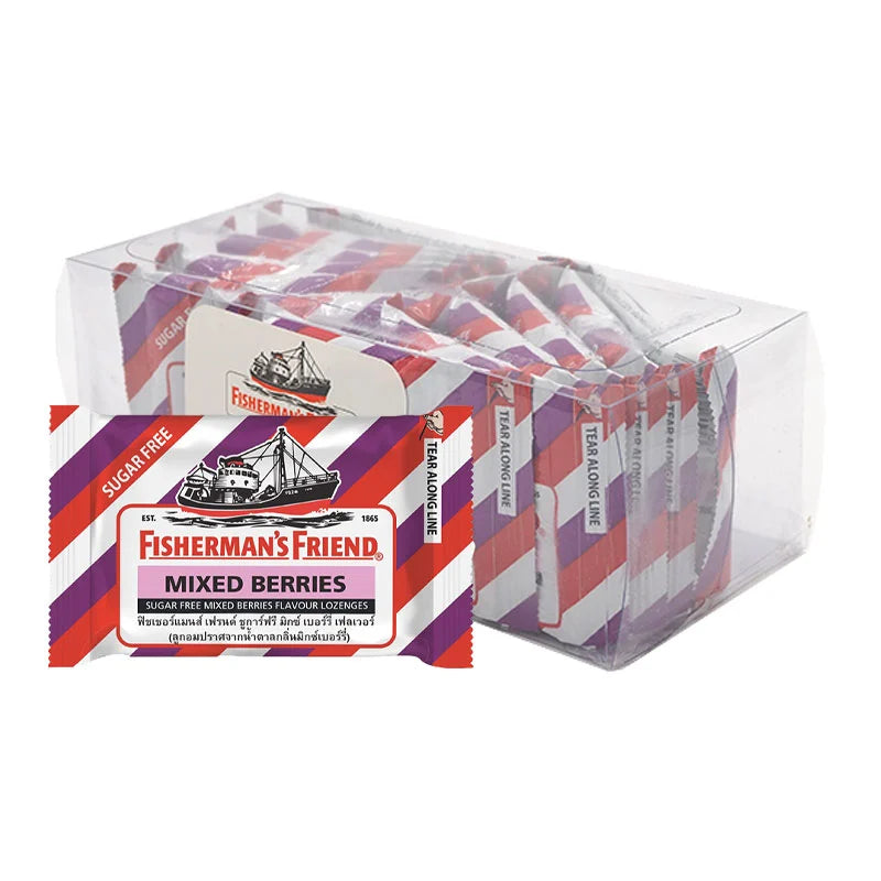 FISHERMAN'S FRIEND Sugar-free Lozenges With Mixed Berry Flavor X