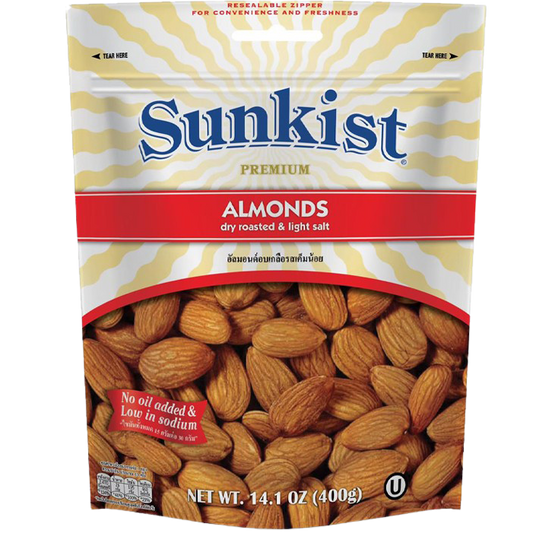 Sunkist Almond Dry Roasted & Light Salted