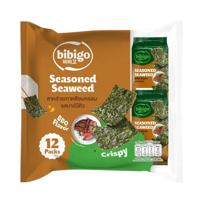 BIBIGO SEASONED SEAWEED BBQ FLAVOR (P) 48g