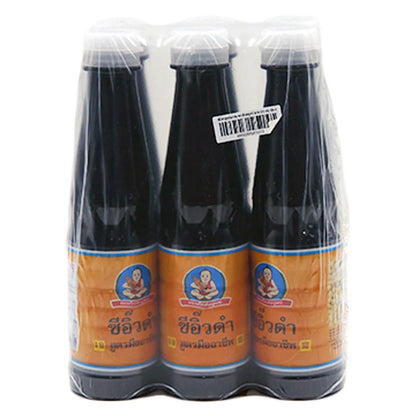 DEK SOM Boon Black Soy Sauce 370ml x6