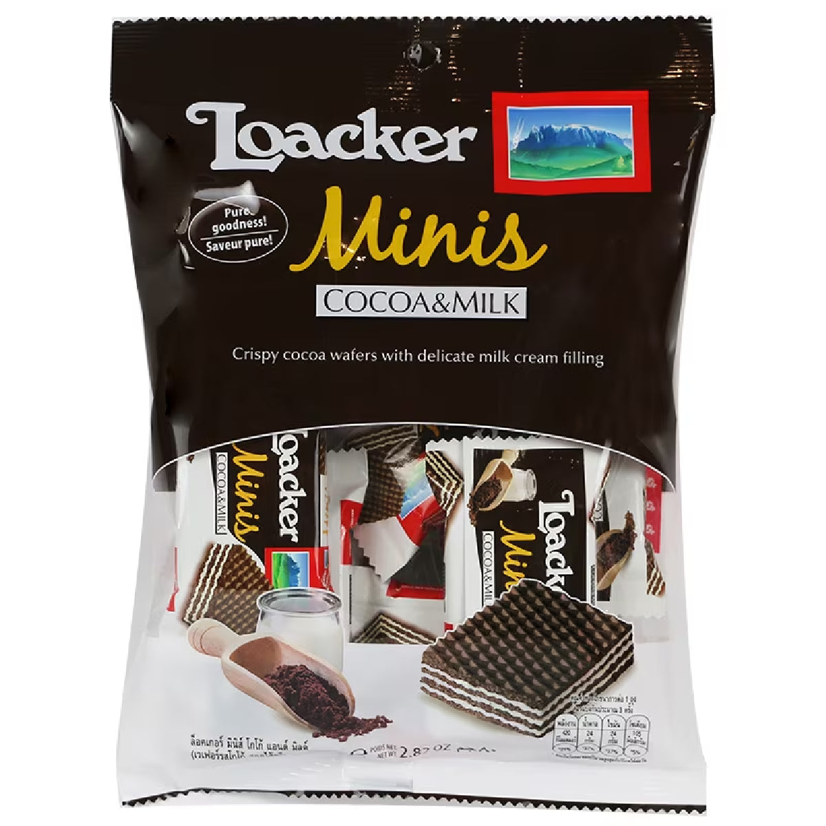Loacker Cocoa Milk Mini Wafer