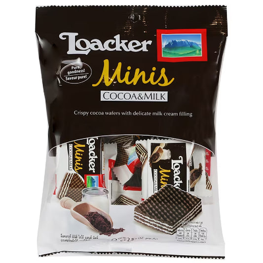Loacker Cocoa Milk Mini Wafer