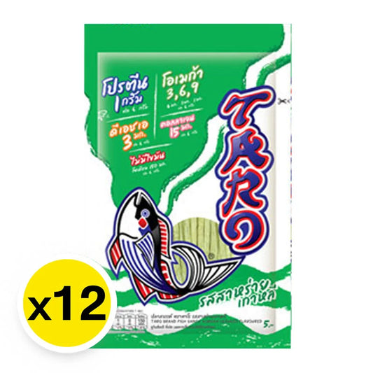 Taro Fish Snack Korean Seaweed Flavored 5g x12