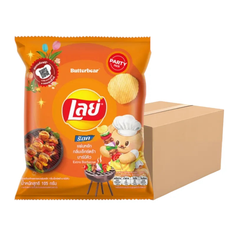LAYS ROCK EXTRA BBQ 105g x14