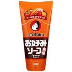 Bottle of Otafuku Okonomi Sauce, a flavorful Japanese grocery condiment with rich, savory taste and thick consistency.