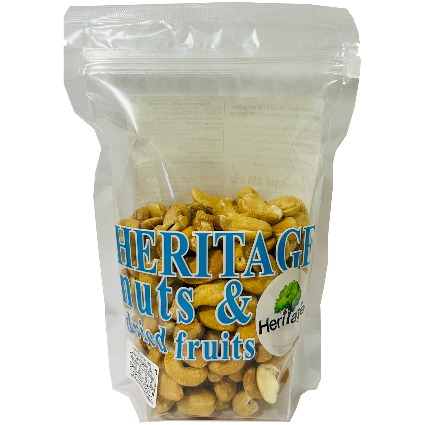 Heritage Roasted Unsalted Cashews