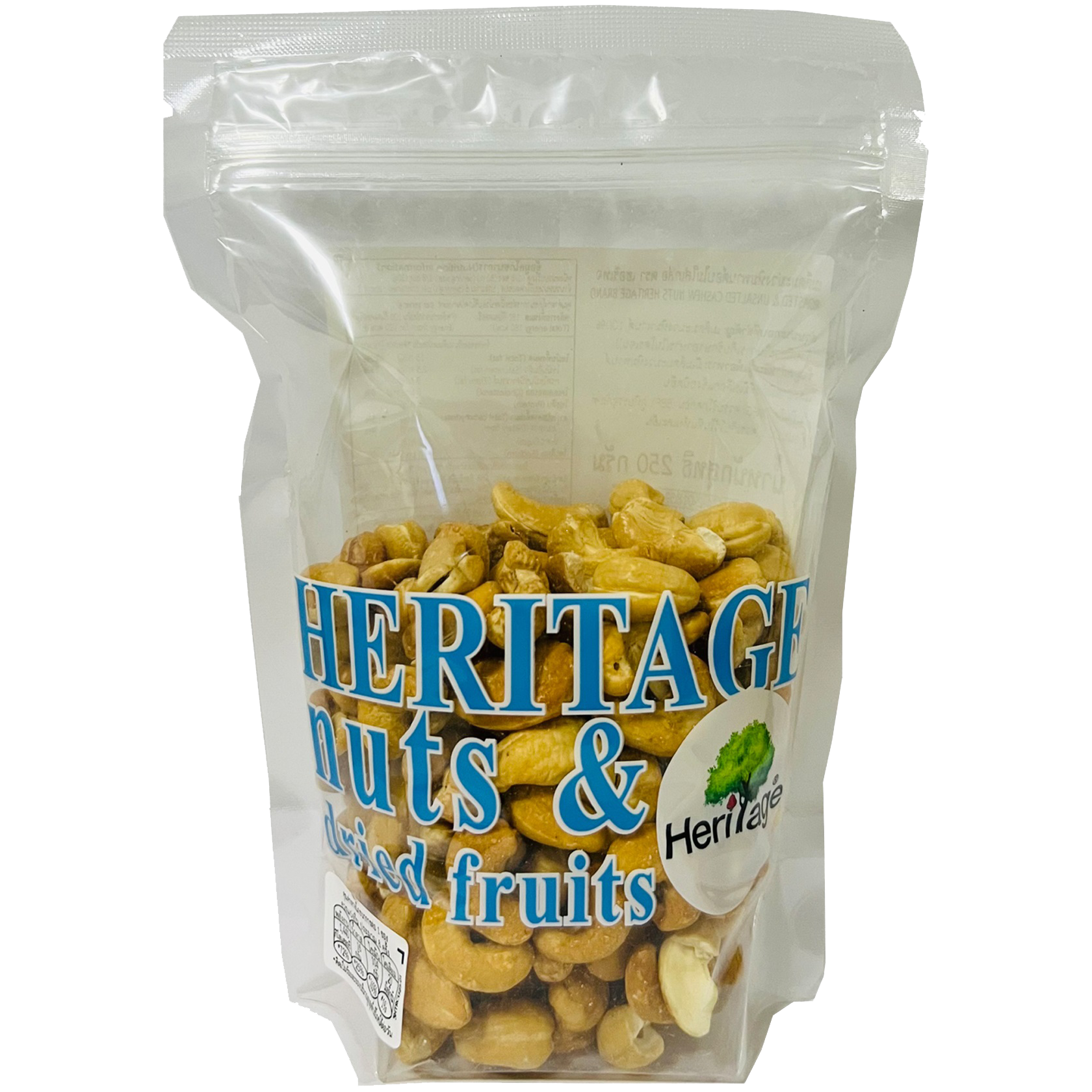 Heritage Roasted Unsalted Cashews