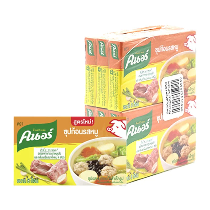 KNORR Pork Stock Cube 80 g x 6