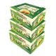 Box of 12 GRINNY coconut-coated snacks filled with coconut milk cream, 15g each, shown in the image.