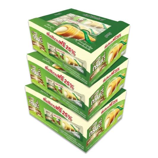 GRINNY COCONUT COATED SNACK FILLED WITH WITH COCONUT MILK CREAM
