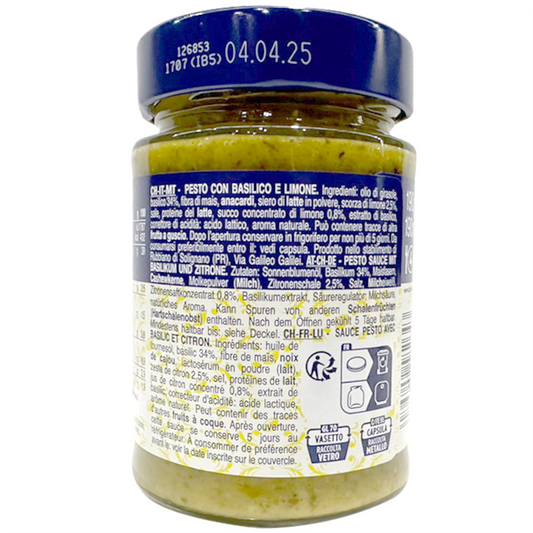 Barilla Pesto Basilico Limone