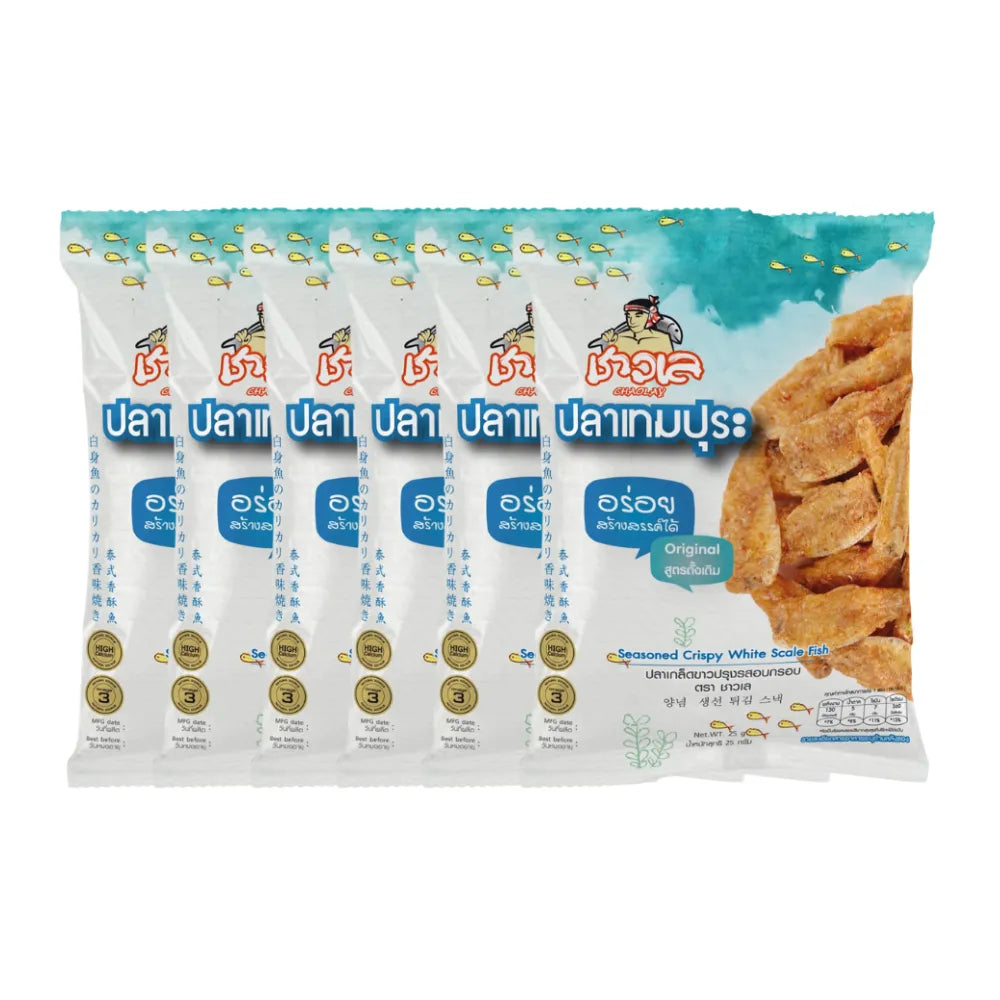 CHAOLAY Crispy White Sardine (original Flavour) 25g x6