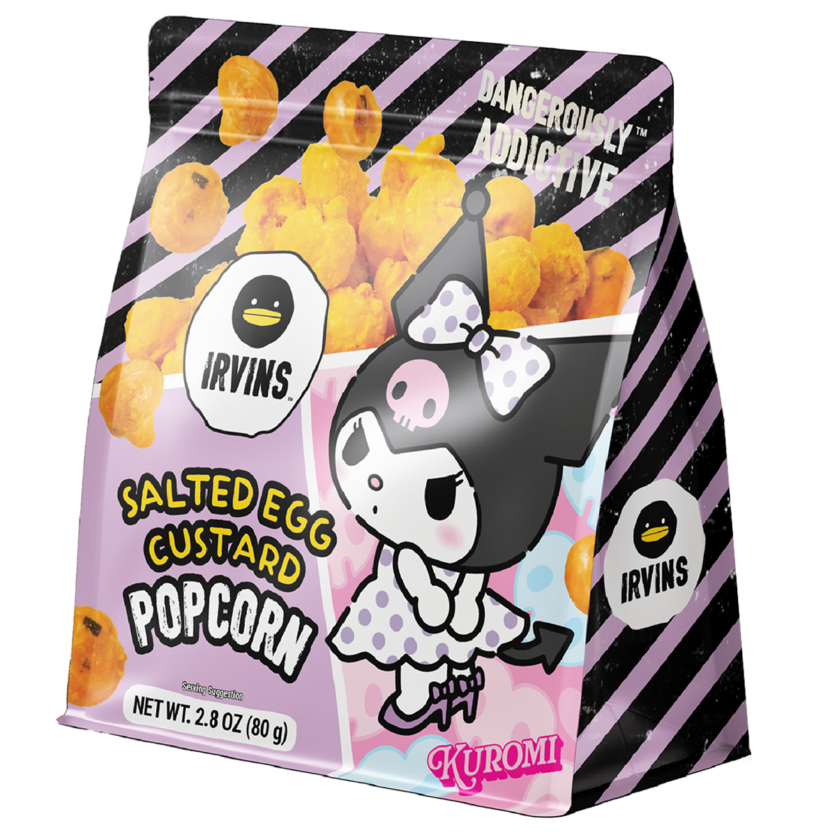 Irvins Kuromi Salted Egg Custard Popcorn