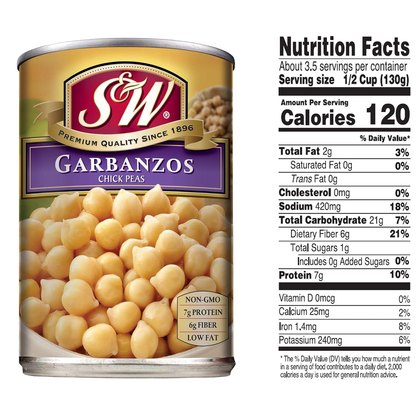 S&W Garbanzo Beans