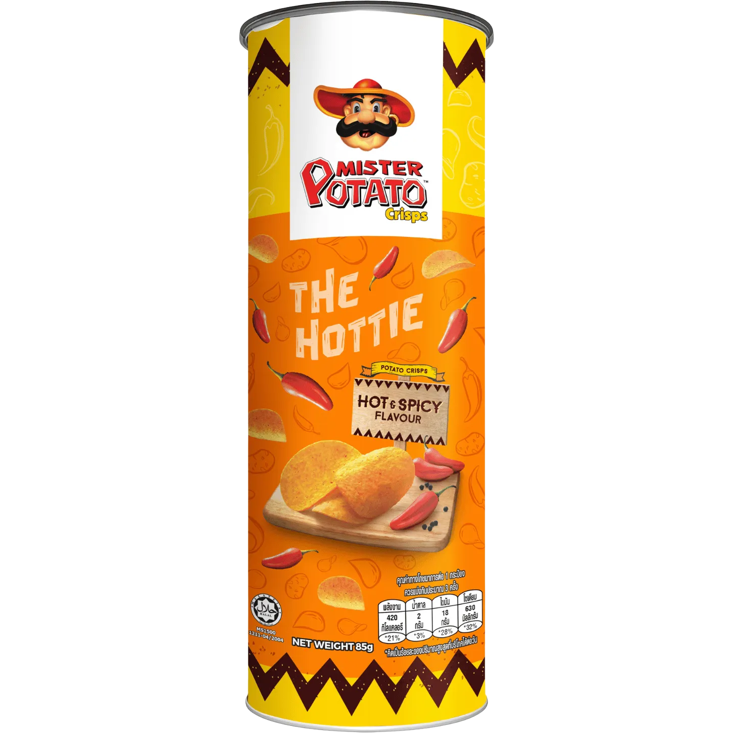 Mister Potato Potato Crisps Hot & Spicy