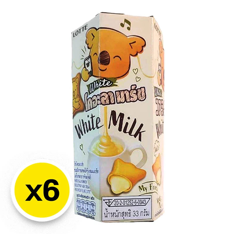 Koalas March White Milk Cream And Cheese Biscuit 33g x6
