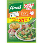Knorr Aroy Sure Pork grocery product packaging with brand logo and product details on a white background